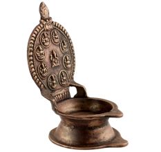 Handmade Ashtadhatu Deepalakshmi Oil Lamp