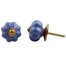Slate Blue Medium Knob