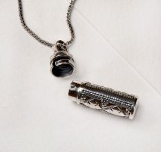 92.5 Sterling Silver Keepsake Urn Pendant