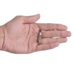 92.5 Sterling silver Filigree Cylinder Shape Pendant