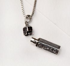 92.5 Sterling Silver Pendant Dotted Balinese DesignÂ Pendant