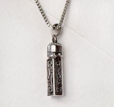 92.5 Sterling Silver Pendant Dotted Balinese DesignÂ Pendant