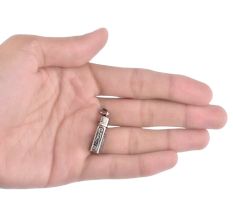 92.5 Sterling Silver Pendant Dotted Balinese DesignÂ Pendant