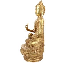 Brass Buddha Life Story Hand Carved on Shawl