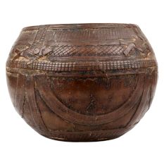 Hand Crafted Brass Rice Measure Bowl