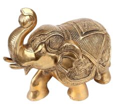 Brass Elephant Statue Trunk Up Gifting Decoration Statues