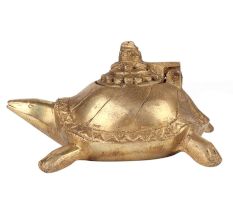 Handmade Brass Turtle Storage Box