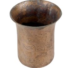 Brass Panchpatra  Pot Engraved  Bengali Couple Wedding