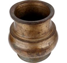 Handmade Unique Shaped Brass Water Storage Pot