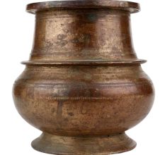 Handmade Unique Shaped Brass Water Storage Pot