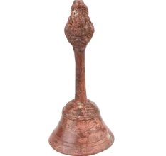 Brass Bell Hindu God Garuda Handle Temple Bell