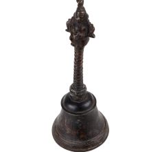 Handmade Brass Puja Bell With Beautiful Garuda God Handle