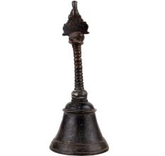 Handmade Brass Puja Bell With Beautiful Garuda God Handle