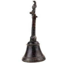 Handmade Brass Puja Bell With Beautiful Garuda God Handle
