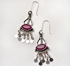 92.5 Sterling Silver Earrings Fashionable Cocktail Chandelier Earrings