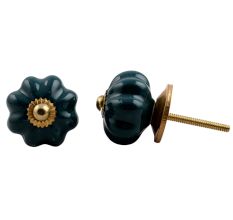 Dark Green Medium Knob