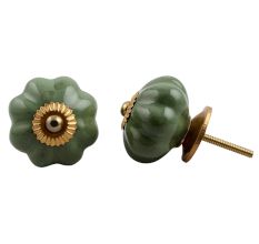 Olive Melon Knob