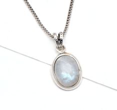 92.5 Sterling Silver Pendant Gothic Boho Pendant For Necklace