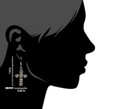 92.5 Sterling Silver Earrings Lapis Lazuli stone Bezel Set With A Cross Design On Top