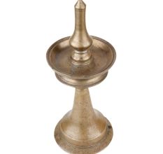 South Indian Brass Long Diya Oil Lamp For Temple and Festival Gift