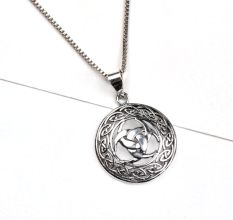92.5 Sterling Silver Pendant Celtic Knot Tree Of Life Design Pendant