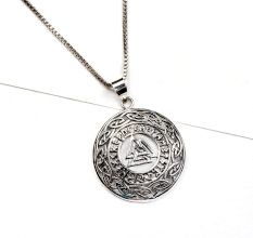 92.5 Sterling Silver PendantÂ Odinâ€™s knot Symbols Knotted Design