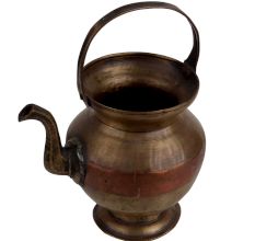 Brass Water Pot Traditional Lota or kamandal With Handle