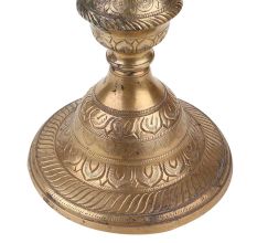 Brass Parrot Holding Hanging Oil Lamp