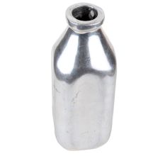 Silver Aluminum Bottle For Storage And Decoration