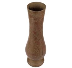 Indian Brass Vase With Enamel Design