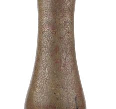 Indian Brass Vase With Enamel Design