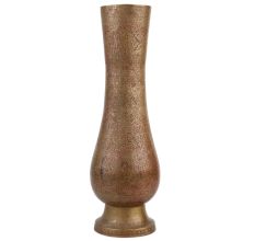 Indian Brass Vase With Enamel Design