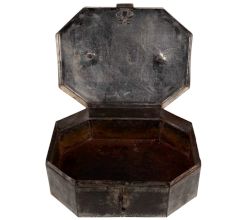 Taj Mahal Brass Jewelry Box Eight Sided Storage Box