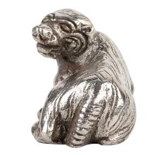 Aluminum Sitting Grizzly Bear Statue Home Decoration Statue