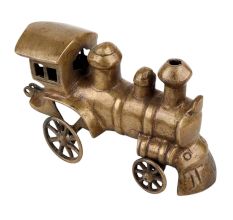 Handmade Brass Steam Engine Showpiece