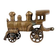 Handmade Brass Steam Engine Showpiece