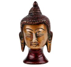 Divine Brass Buddha Head Home Decoration Statue