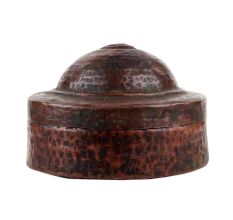 Small Copper Box Hammered Trinket Storage box