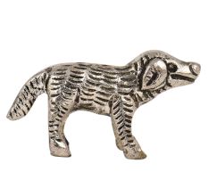 Brass Incense Holder Standing Dog Statue