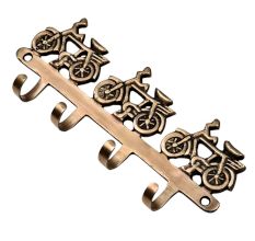 Brass Three Cycles Wall Hook Hanger