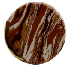 Brown Texture Stone Brass Cabinet knob