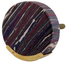 Purple Texture Stone Brass Cabinet knob