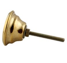 Black Strip Brass Shell Cabinet Knob