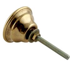 Natural Shell Brass Dresser Knob