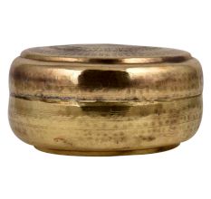 Brass Round Tiffin Box Traditional Shape And Design Storage Box