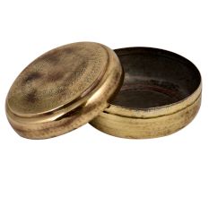 Brass Round Tiffin Box Traditional Shape And Design Storage Box