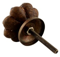 Antique Floral Melon Ceramic Dresser Knobs