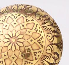 Brass Floral Cabinet Knobs