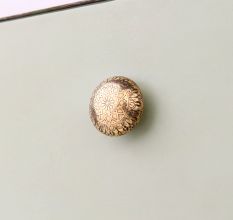 Brass Floral Cabinet Knobs