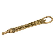 Brass Bottle Openers With Mayan Civilization Bull Face Engraved Figures
